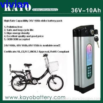 36V 10AhLi-Polymer ebike Battery Pack  battery